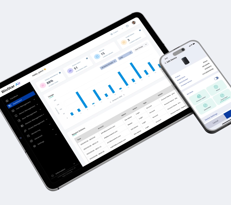 open cloud physical security platform biostar air